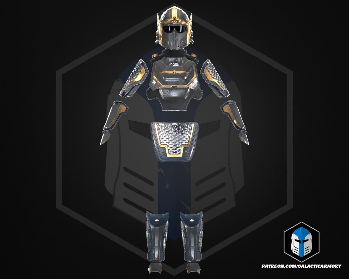 HD2 - DP-8 Mountain Scaled Helmet and ArmorV1 - Galactic Armory.zip